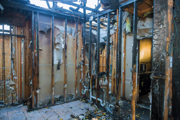 Professional Soot Cleanup technician working in Spencerville, OH